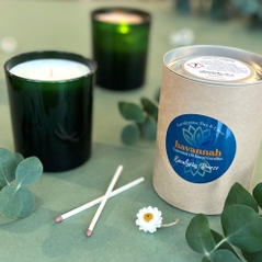 Eucalyptus Breeze Emerald Glass Candle