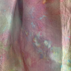 ice pastel silk scarf detail