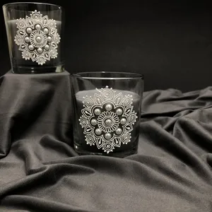 scented glass candle